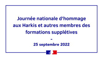Journée nationale d’hommage aux Harkis et autres membres des formations supplétives